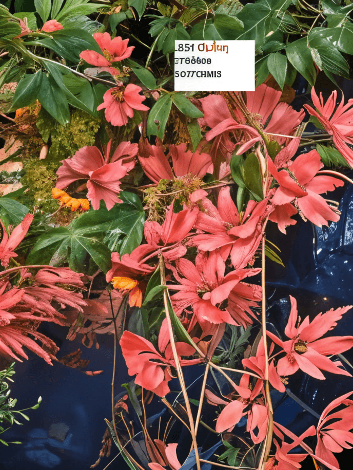 A large Japanese maple tree with colors.